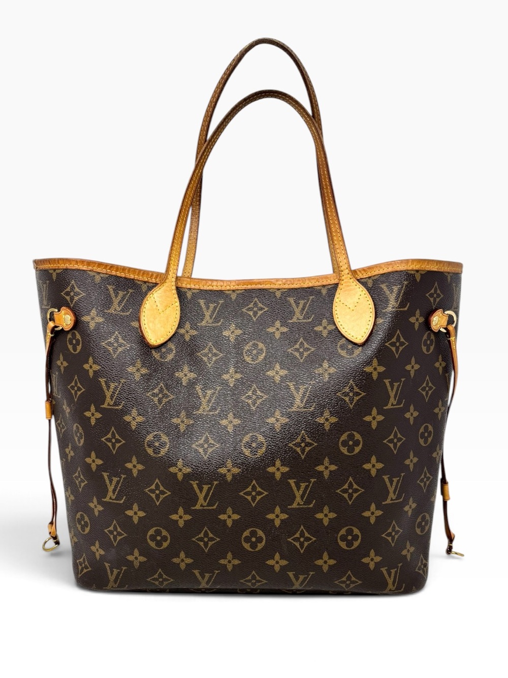 Louis Vuitton Neverfull MM Monogram Canvas Beige Tote Bag M40995